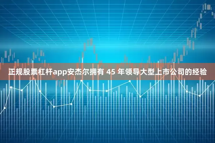 正规股票杠杆app安杰尔拥有 45 年领导大型上市公司的经验