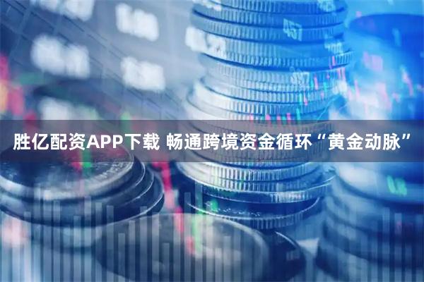 胜亿配资APP下载 畅通跨境资金循环“黄金动脉”