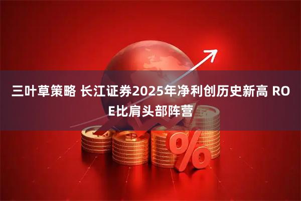 三叶草策略 长江证券2025年净利创历史新高 ROE比肩头部阵营
